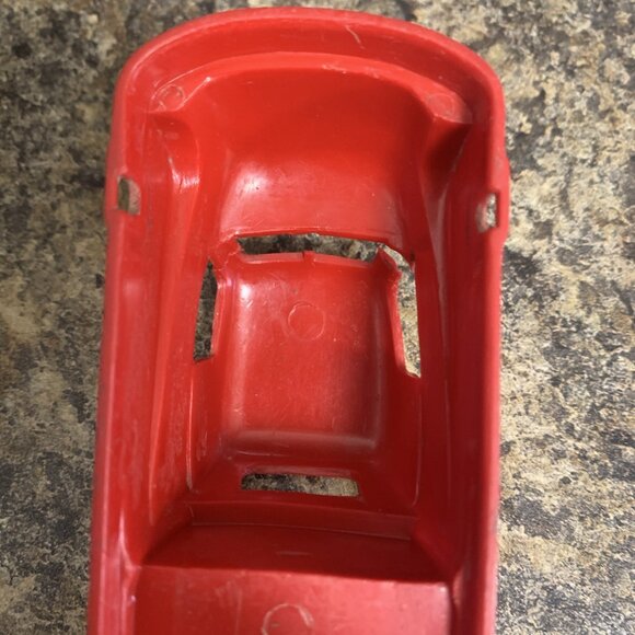 Vintage Plastic Toy Pickup Truck Body – Unmarked – Red – Project / Parts - Picture 15 of 16